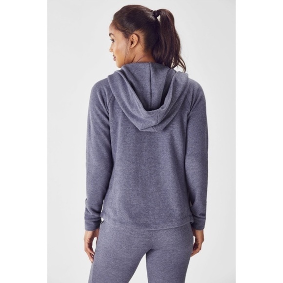 Fabletics Terry Sofia Hooded Jacket - Picture 3 of 5